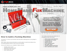 Tablet Screenshot of fukbox.com